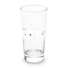 ポメラニアン 🐾 ポメポメしゅーくりむのコーヒー牛乳ぽめ(白) Long Sized Water Glass :back