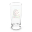 エリー💎好きで稼ぐ副業ソムリエ社長のピクニックをするハリネズミ Long Sized Water Glass :back