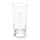 ✴︎Tiara shop✴︎のビール好きのうさぎ Long Sized Water Glass :back