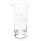 ✴︎Tiara shop✴︎のビール好きの子猫 Long Sized Water Glass :back