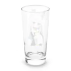 ケモ耳美少女キツネちゃん（AIart）の白髪美少女キツネちゃん Long Sized Water Glass :back