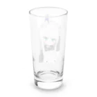 ケモ耳美少女キツネちゃん（AIart）の白髪美少女キツネちゃん Long Sized Water Glass :back