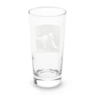 TAIYO 猫好きのフォトプリント美形白猫 Long Sized Water Glass :back