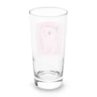 rikanのピンクキャット Long Sized Water Glass :back