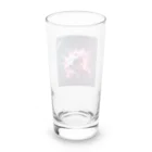 ワンダーワールド・ワンストップの宇宙の中でピンク色の煙を放ち爆発するサッカーボール③ Long Sized Water Glass :back