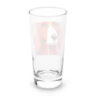 ワンワンハウスの華麗なる赤毛のアイリッシュセッター Long Sized Water Glass :back