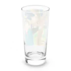 キキとココからのいおちゃん＆フクロウくん Long Sized Water Glass :back