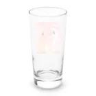 Tokyo Strawberryのみかん屋さんの苺オバケと蜜柑オバケ Long Sized Water Glass :back