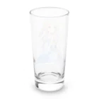 xxIPPOxxの月の光のように輝く銀髪の妖精の王女 Long Sized Water Glass :back