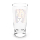 DJシャークのドット絵ライオン Long Sized Water Glass :back