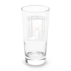 ハチワレにゃんこの軌跡の鳥居下のハチワレにゃんこ Long Sized Water Glass :back