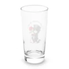 yasunekoの黒猫(ソックス) Long Sized Water Glass :back