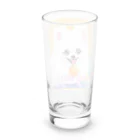 Pom-Dog'sの清楚系白ポメ　ポメ子 Long Sized Water Glass :back