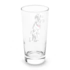 &AIのピクセルアートダルメシアン　2 Long Sized Water Glass :back