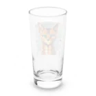 kindonesiaのドット絵のアビシニアン Long Sized Water Glass :back