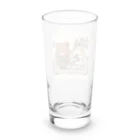 miketherockのゆるゆる休日Tシャツ Long Sized Water Glass :back