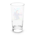 ほっこりグッズBASEのワールドカップ優勝を夢見るサッカー少年 Long Sized Water Glass :back