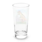 ROCKSWEBのドット絵　パキケファロサウルス Long Sized Water Glass :back