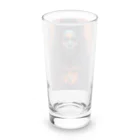 ワンダーワールド・ワンストップのミステリアスなダークウルフの女性 Long Sized Water Glass :back