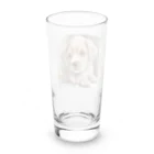 つぶらな瞳の子犬グッズ屋さんの癒しの子犬 Long Sized Water Glass :back