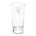 8ball.AI.artの襲うドラゴン　ロゴ Long Sized Water Glass :back