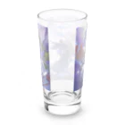 ひつぺん雑貨店の自由気ままな夏の郵便屋さんとペンギンたち Long Sized Water Glass :back