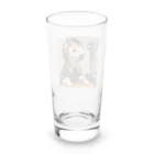 0416artの柴犬ラジオ Long Sized Water Glass :back