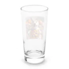 0416artの焼き芋美味しいわん！ Long Sized Water Glass :back