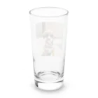 13261326のかっこつけの子犬のグッズ Long Sized Water Glass :back