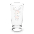 やんちゃ姫🌺のクリスマス、トナカイ Long Sized Water Glass :back