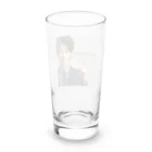 0416artのイケメンサラリーマン Long Sized Water Glass :back