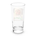 サニーのポップアート研究所の50's 笑うサンタクロースでメリークリスマス Long Sized Water Glass :back