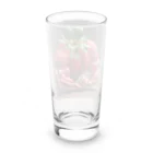 Mukimukiのマッスルストロベリー Long Sized Water Glass :back