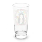 coron72のステンドグラス【黒髪女子】 Long Sized Water Glass :back