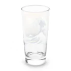 浮世絵屋の北斎「富嶽三十六景①　神奈川沖浪裏」葛飾北斎の浮世絵 Long Sized Water Glass :back