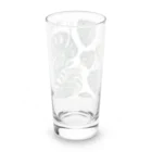 アガベマンの斑入りモンステラグッズ Long Sized Water Glass :back