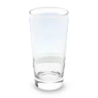 ブルームーンのあおぞらとびわこにいやされます。 Long Sized Water Glass :back