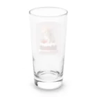 にゃんこぷにのケーキの上の仔猫ちゃん Long Sized Water Glass :back