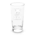 しろあらいぐまのラックスくんのラックスくん Long Sized Water Glass :back