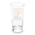 Zep11138のドット絵キリン Long Sized Water Glass :back