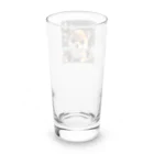 dcgnori／ワンコ画像のうるうる瞳のオムスビ顔の三角芝ちゃん Long Sized Water Glass :back