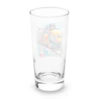 アニマルキャンバスのトレインフィッシュ Long Sized Water Glass :back