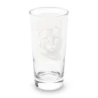 うねうねキャッチのエレガントなネコ Long Sized Water Glass :back