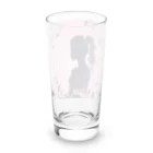 asm193のかわいい女の子の影絵 Long Sized Water Glass :back