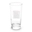 マヌル猫 Manul catのサイケなマヌル家族 Long Sized Water Glass :back