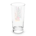 3pomeranian-leo-house　グッズショップのMerry Christmas　pomeranian Long Sized Water Glass :back