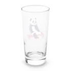 yacco-のお店のダイカット ある日のぱんだ Long Sized Water Glass :back