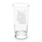 73GTCのかっこいい黒猫3 Long Sized Water Glass :back