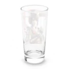 たまき工房の呑(どん)女武士の正月 Long Sized Water Glass :back