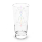 CyberArmadilloの土星（SHANI）のガヤトリマントラ Long Sized Water Glass :back